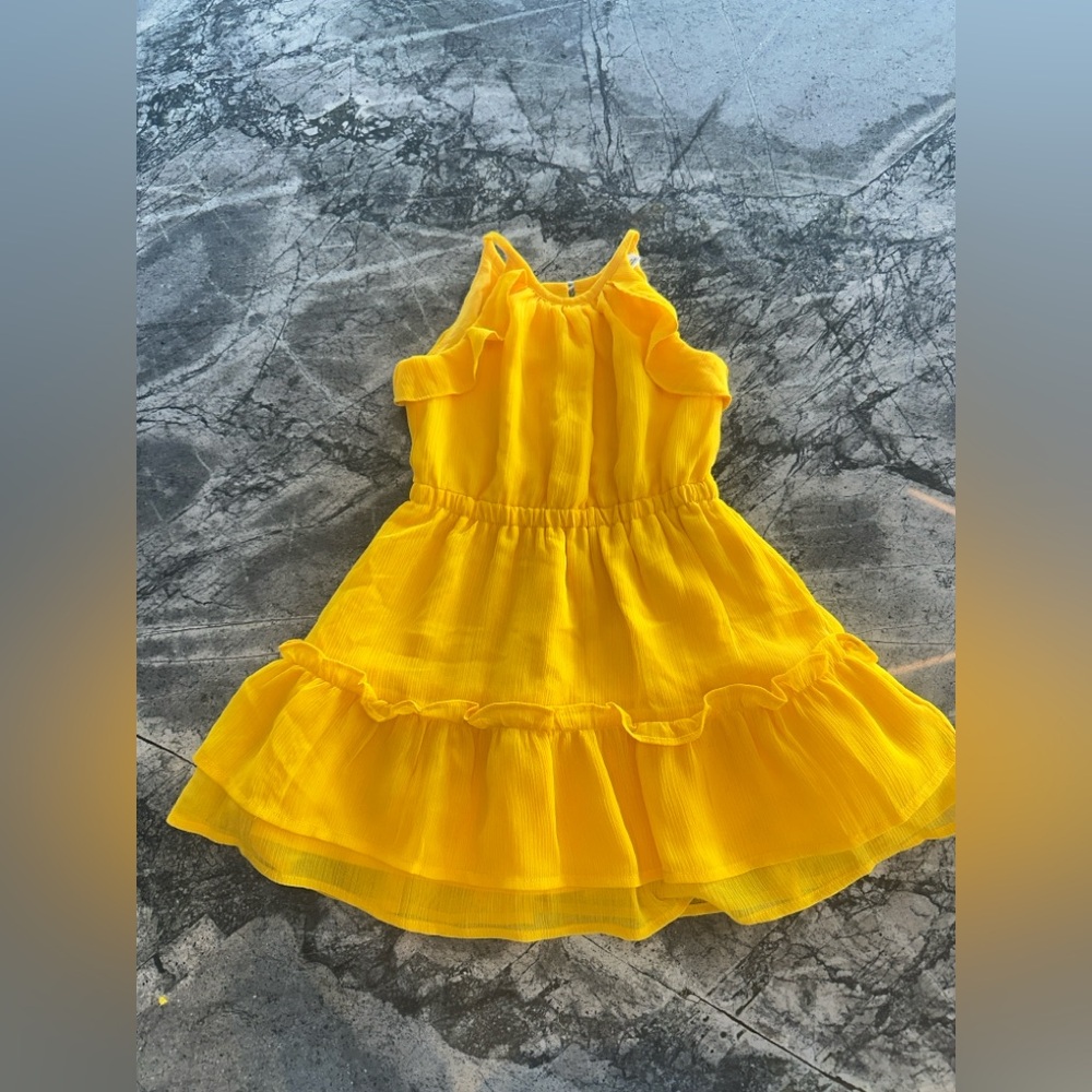 Jinny and Jack chiffon yellow sundress